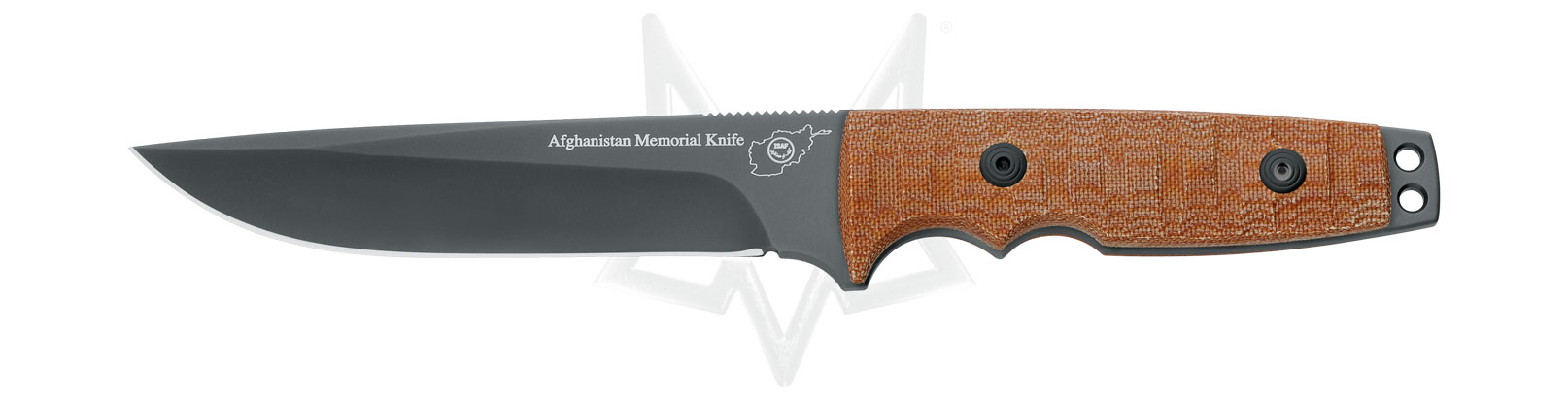 AFGANISTAN MEMORIAL KNIVE DESIGN BY HILL KNIVES